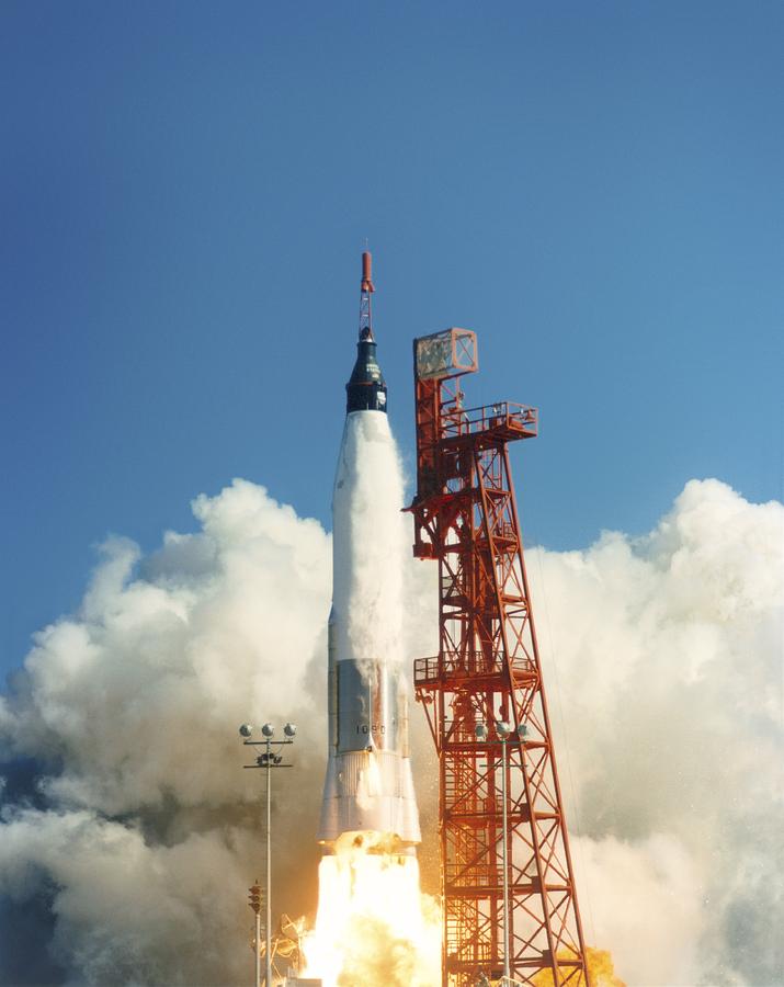 Mercury-atlas 6 Launch Photograph by Nasavrs