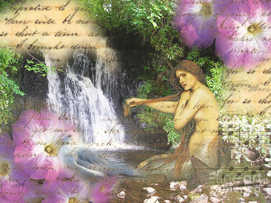 Mermaid Falls Digital Art by Ruby Cross