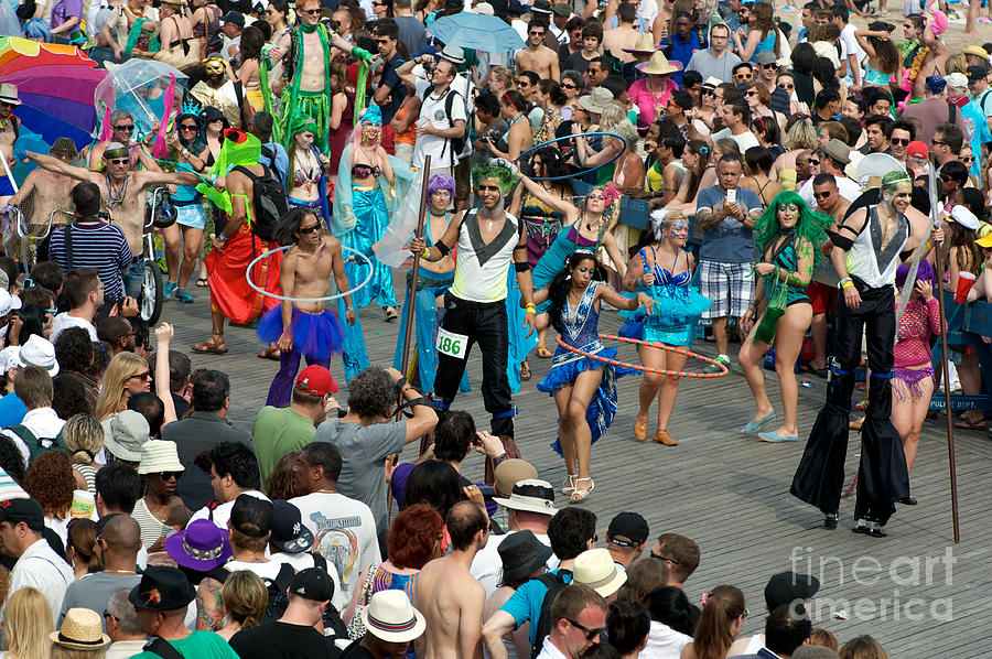 Mermaid Parade c. 2011 Photograph by Tom Callan