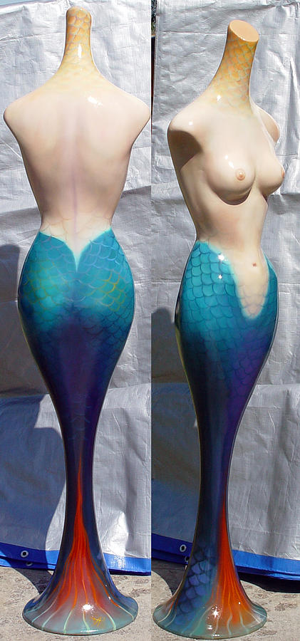 Mermaid Painting - Mermalien Mannequin by Patrick Anthony Pierson