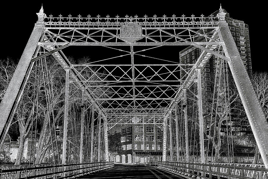 Merriam Street Bridge Photograph by Bill and Linda Tiepelman