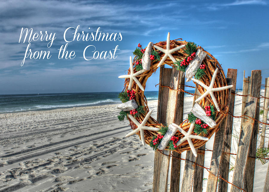Merry Christmas from the Coast Photograph by Lynn Jordan