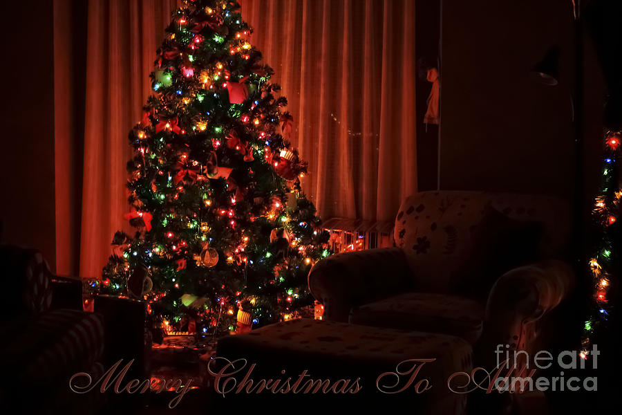 Merry Christmas To All Christmas Card Photograph by Barbara Dean - Fine ...