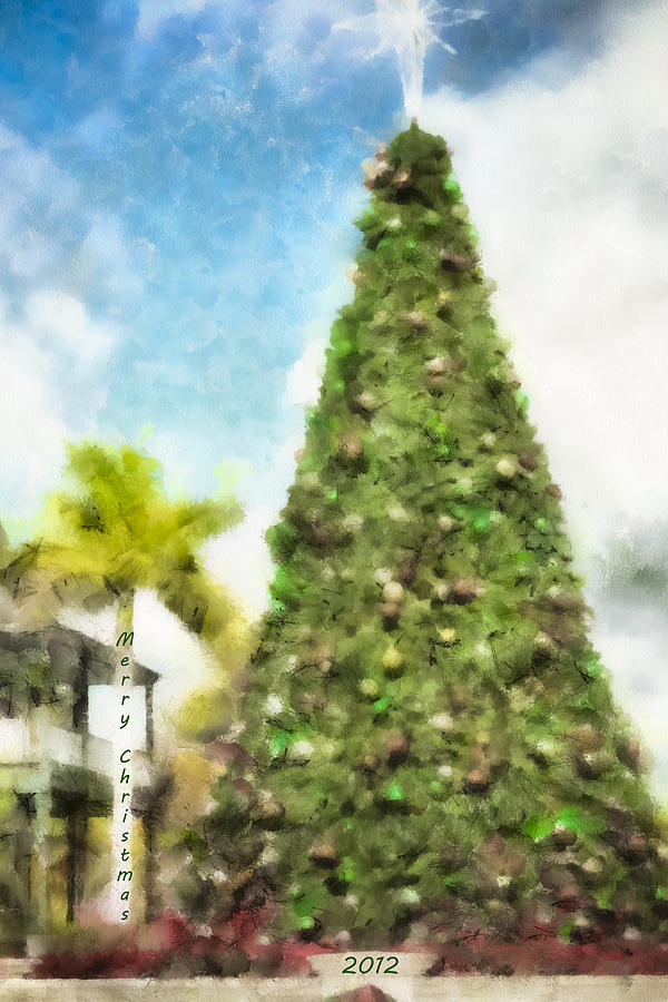 Christmas Photograph - Merry Christmas Tree 2012 by Trish Tritz