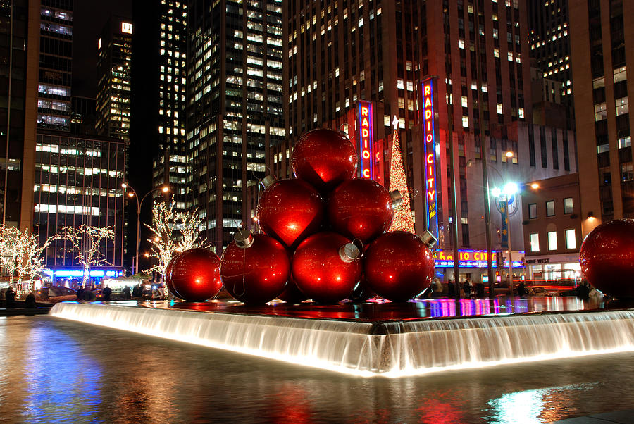 Merry New York City Christmas Photograph by Nancy De Flon