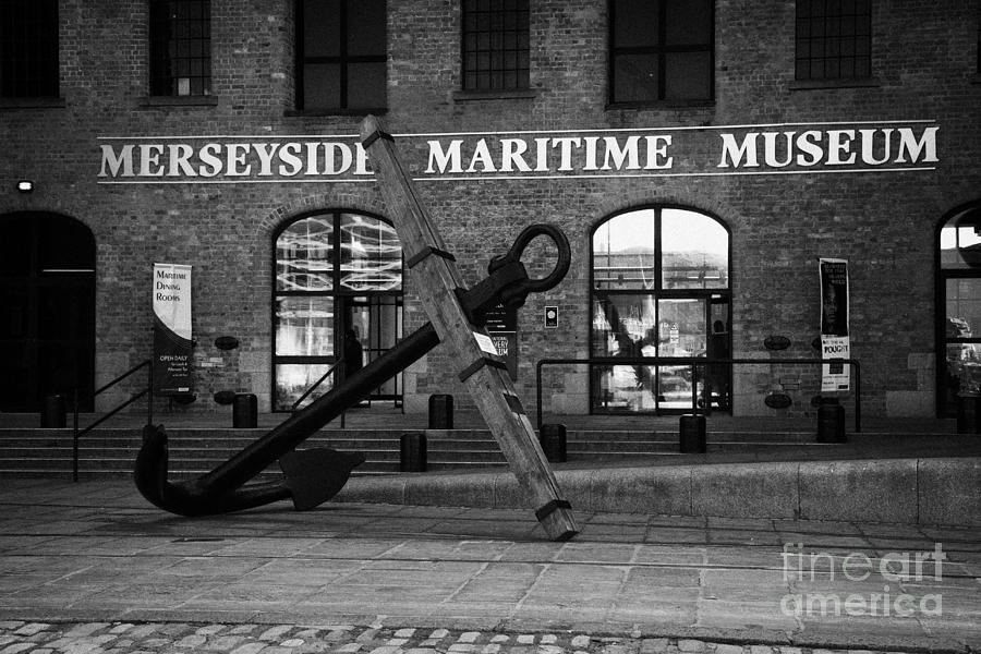 Landmark Photograph - Merseyside Maritime Museum At The Albert Dock Liverpool Merseyside England Uk by Joe Fox