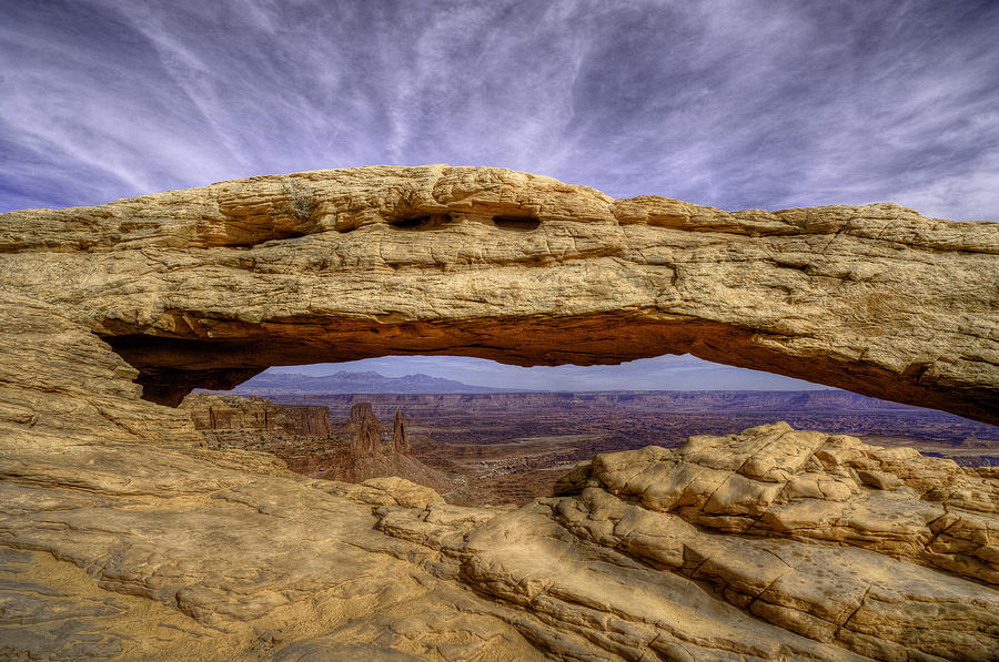 Mesa Arch Photograph by Stephen Campbell