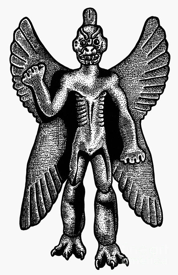 Mesopotamian Demon Photograph by Granger