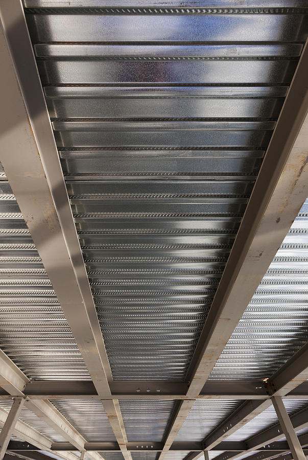 Metal Decking Over Structural Steel Photograph by Don Mason