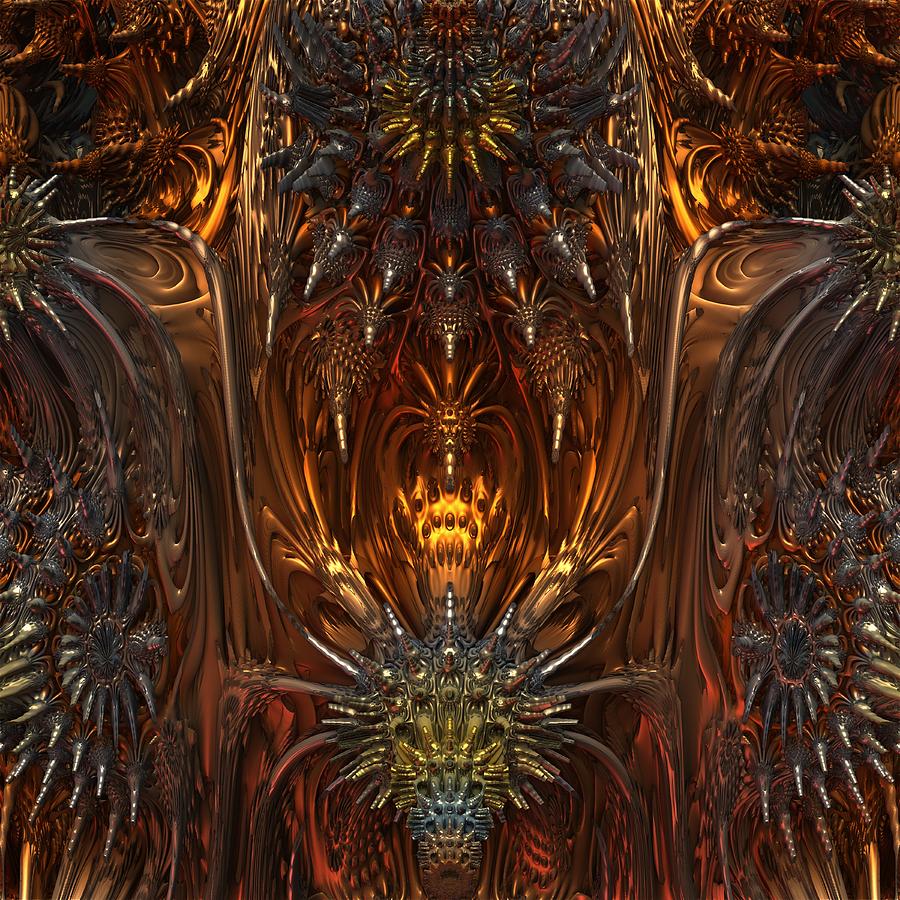 Metal Dragons Digital Art by Lyle Hatch