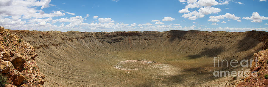 Meteor crater Photograph by Olivier Steiner