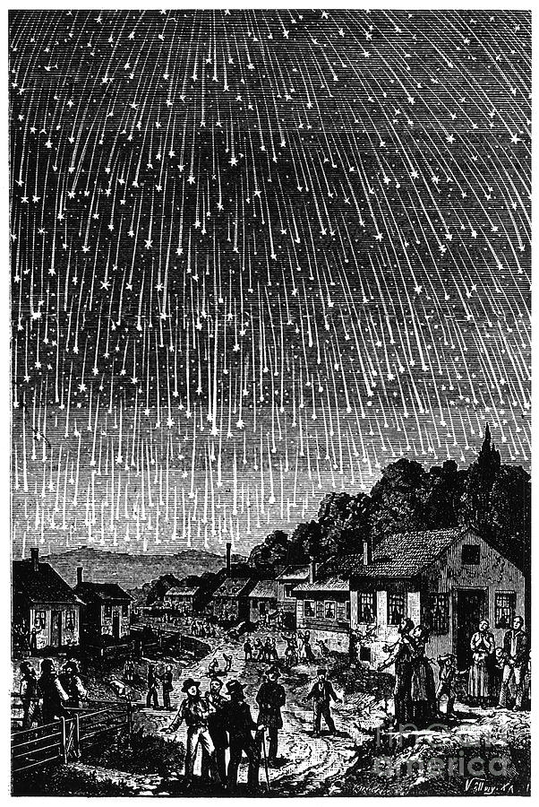 Meteor Shower, 1833 Photograph