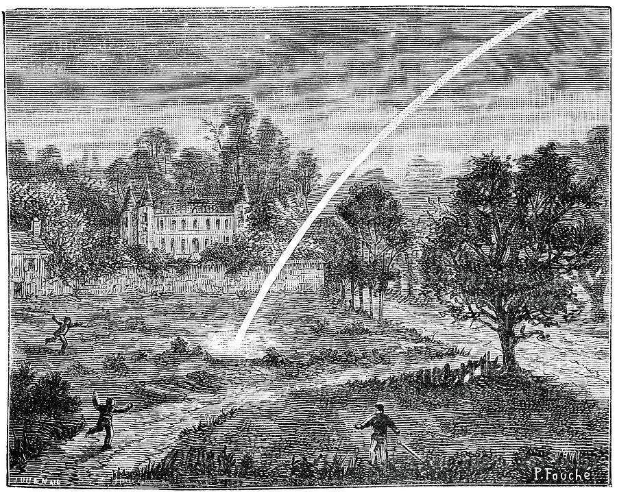 Castle Photograph - Meteoric Impact, 17th Century by 