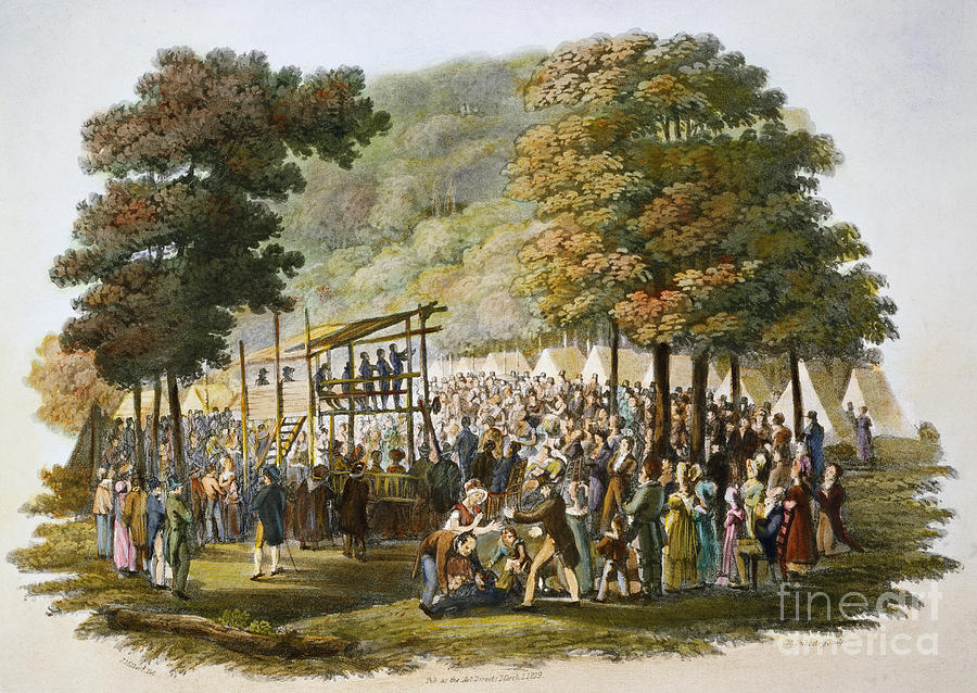 Methodist Camp Meeting by Granger