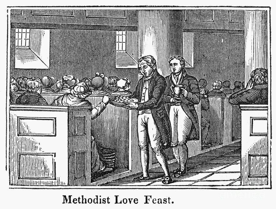1842 Photograph - Methodist Love Feast, 1842 by Granger 1842 Photograph - Methodist Love Feast, 1842 by Granger