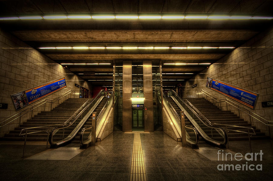 Metro Underground - Passeig de Gracia Photograph by Yhun Suarez