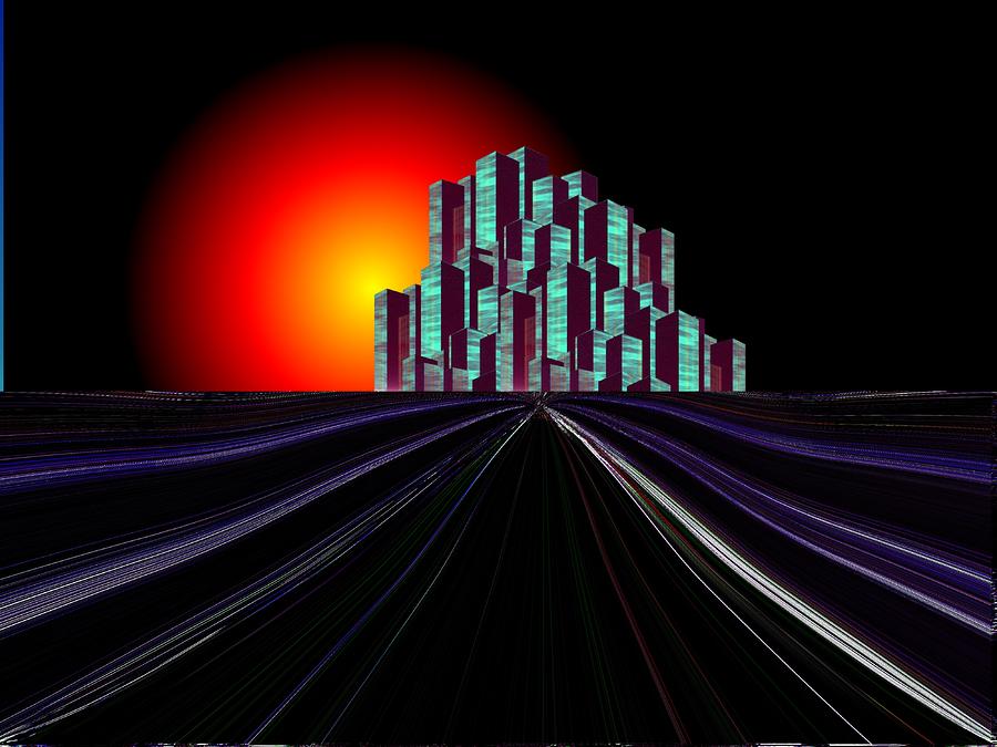 Metropolis Digital Art by Tim Allen