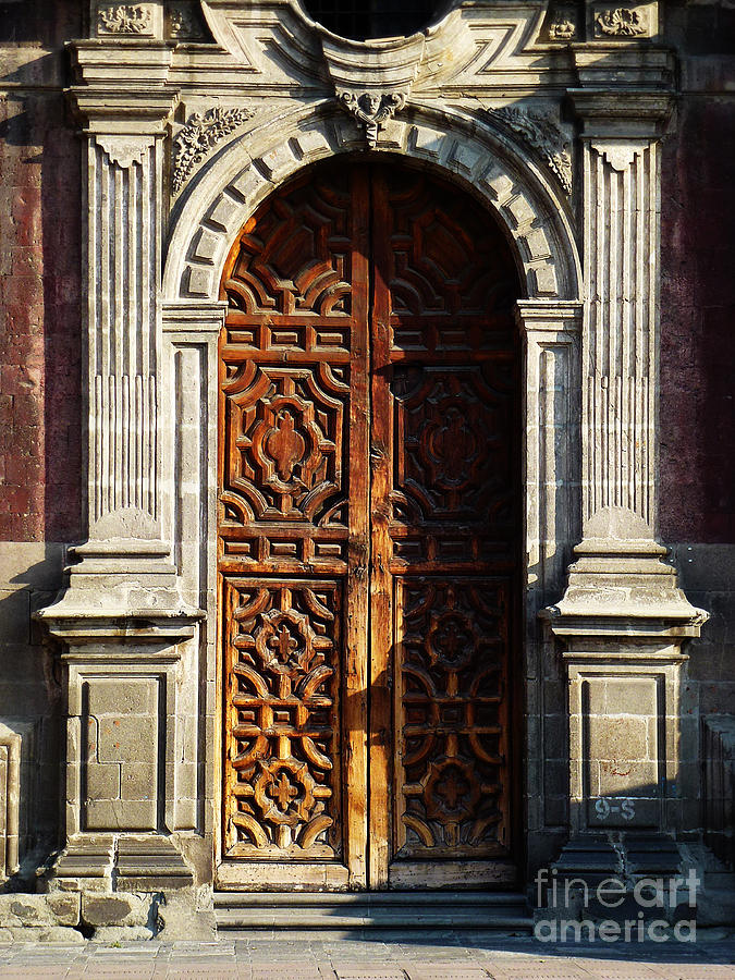 Mexican Door 2 Photograph by Xueling Zou