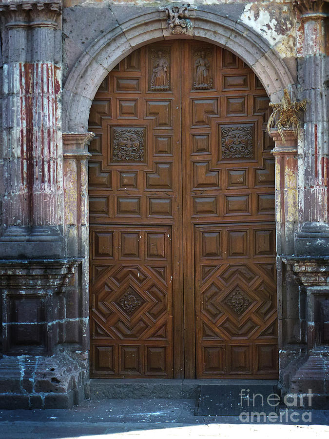 Mexican Door 24 Photograph by Xueling Zou