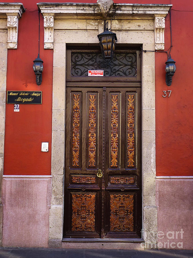 Mexican Door 26 Photograph by Xueling Zou