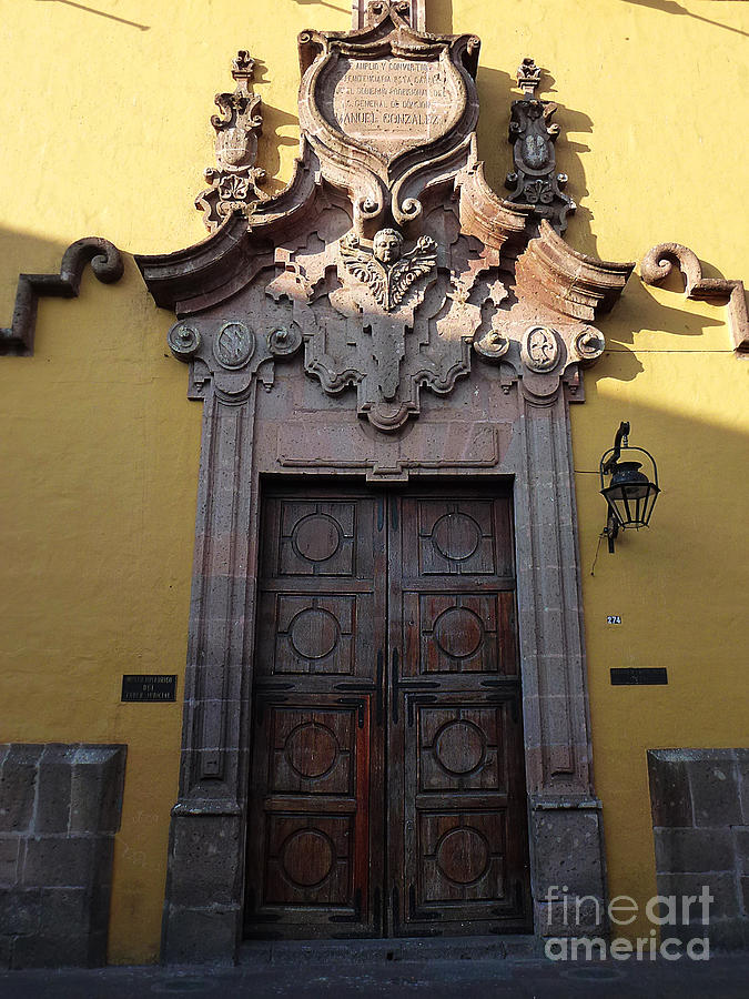 Mexican Door 28 Photograph by Xueling Zou