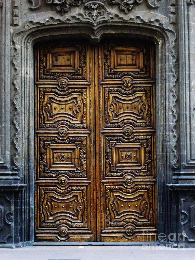Mexican Door 4 Photograph by Xueling Zou