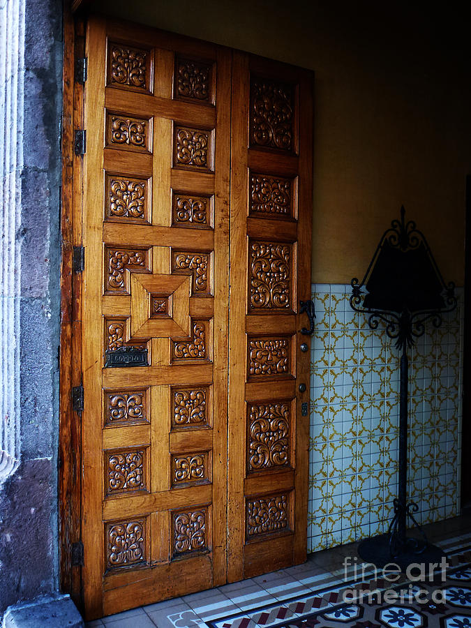 Mexican Door 40 Photograph by Xueling Zou
