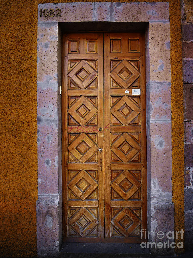 Mexican Door 48 Photograph by Xueling Zou