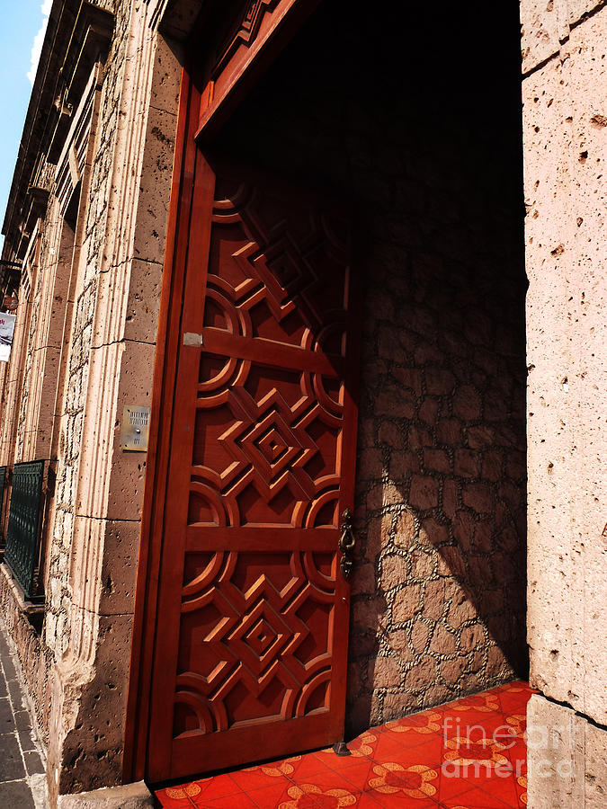 Mexican Door 49 Photograph by Xueling Zou
