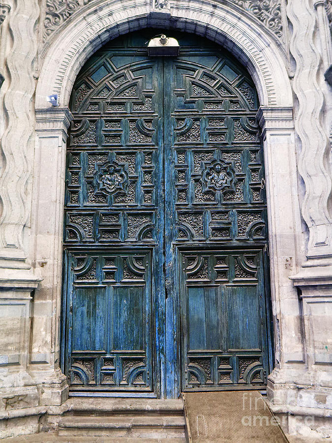 Mexican Door 6 Photograph by Xueling Zou
