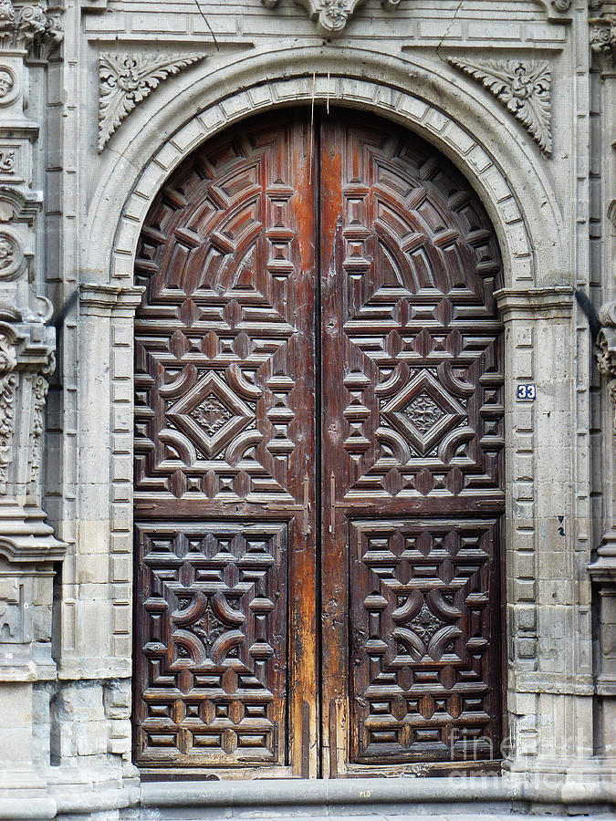 Mexican Door 8 Photograph by Xueling Zou