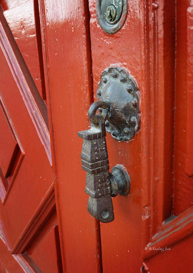 Mexican Door Decor 6  Photograph by Xueling Zou