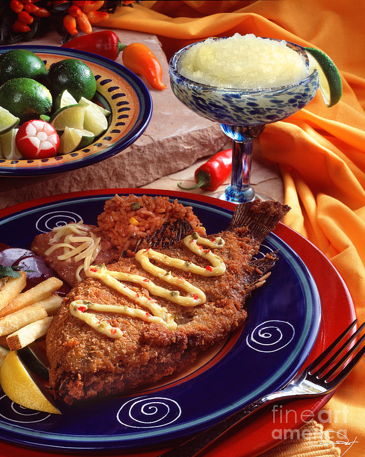 Mexican Fried Fish Dinner Photograph by Vance Fox - Fine Art America