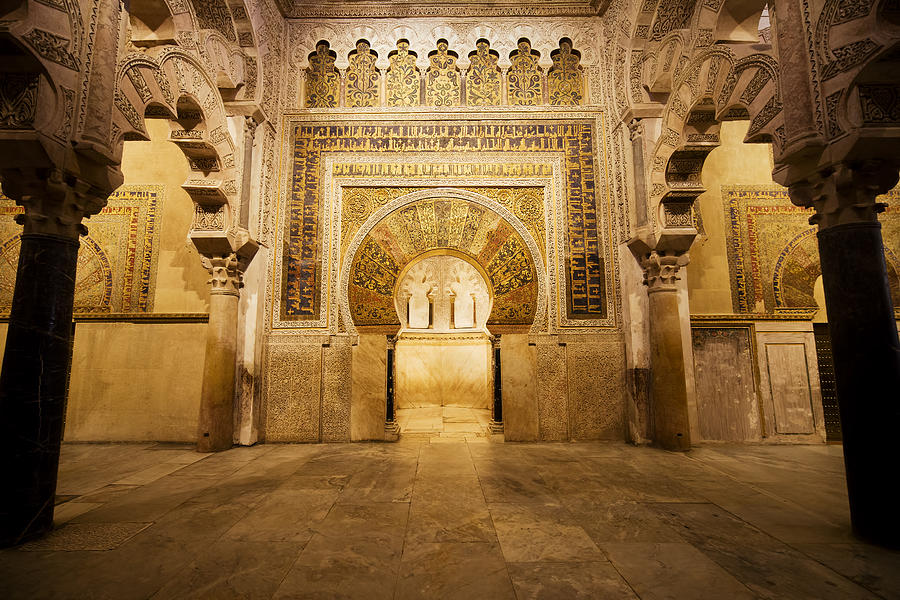 Landmark Photograph - Mezquita Mihrab in Cordoba by Artur Bogacki