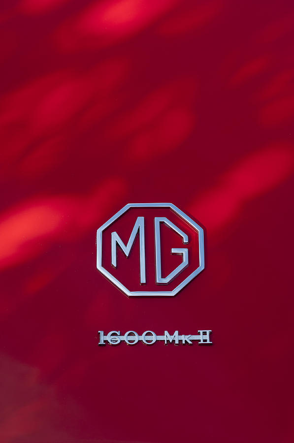 MG 1600 MK II Emblem Photograph by Jill Reger