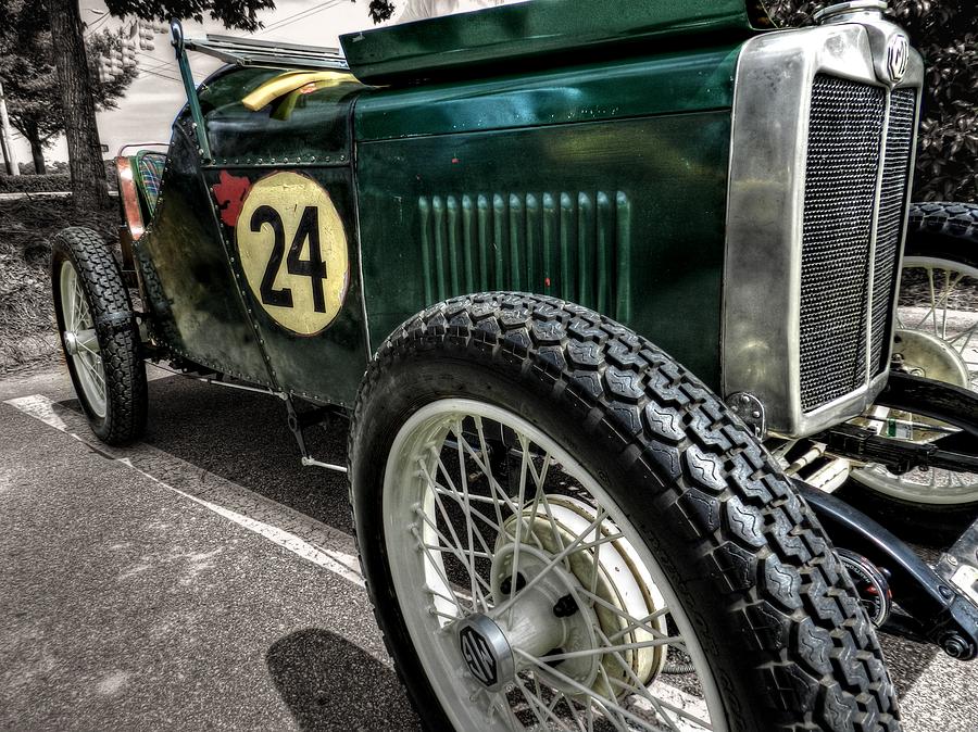 Hdr Photograph - MG Roadster 001 by Lance Vaughn