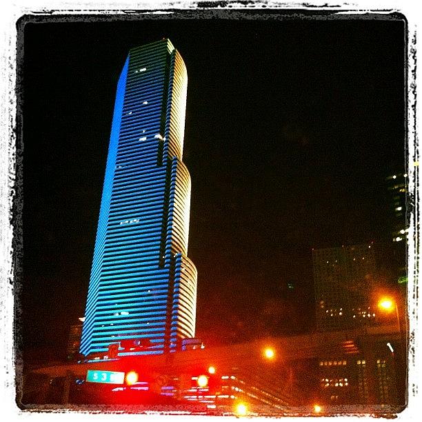Miami Photograph - #miami #bankofamerica #building by Antoinette Zavala
