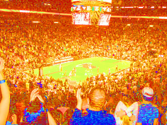 Miami Heat Game Photograph by Val Oconnor