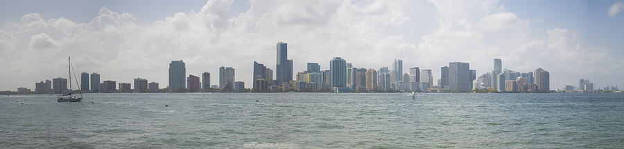 Miami Skyline Photograph by Jessica Brooks