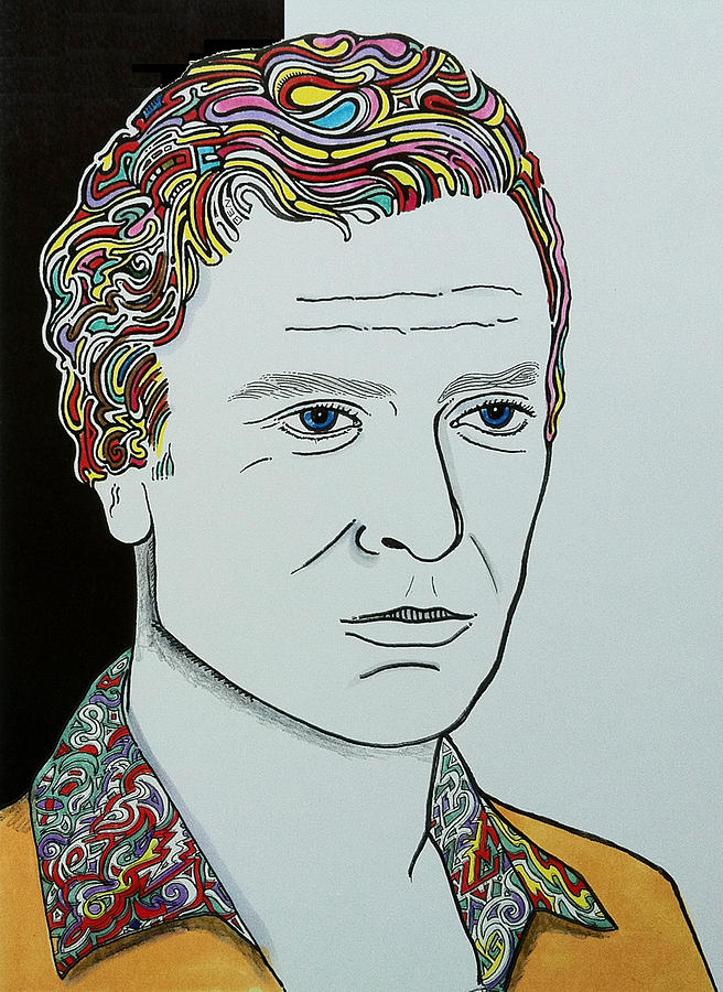 Michael Caine Drawing by Ben Gormley Pixels