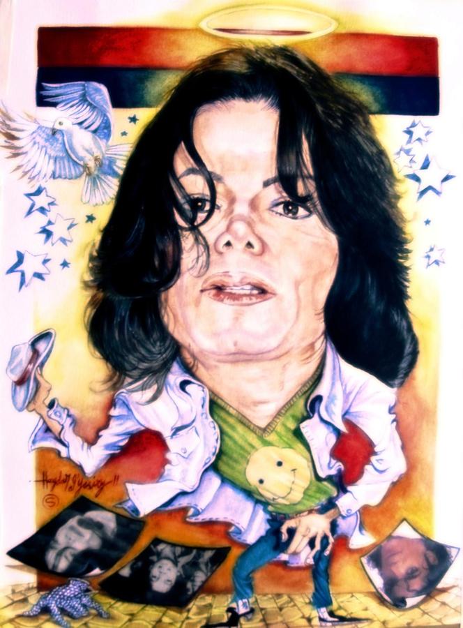 Michael Jackson Painting by Haydar Al-yasiry