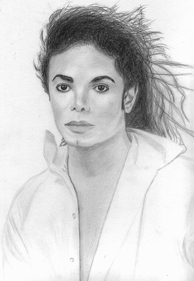 Michael Jackson Drawing by Pat Moore