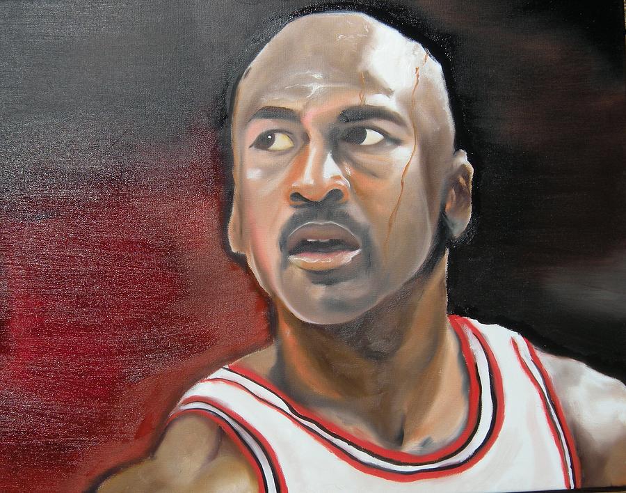 Michael Jordan Painting - Michael Jordan by Matt Burke