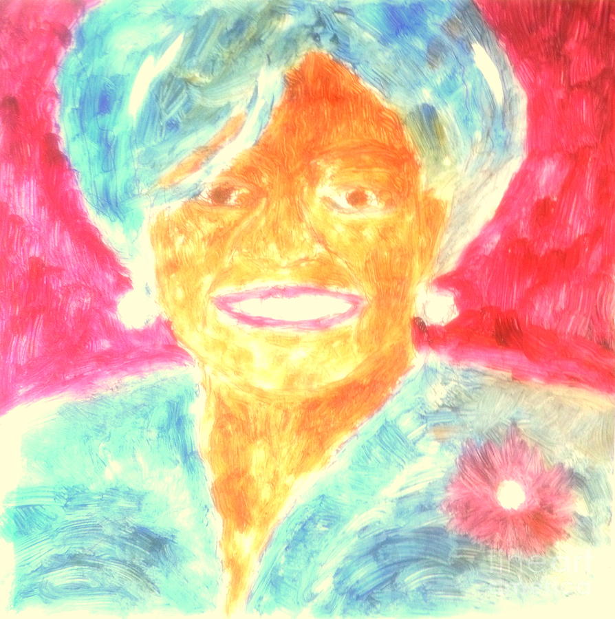 Michelle Obama 2 Painting by Richard W Linford