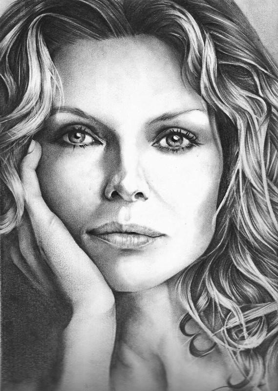 Michelle Pfeiffer Drawing by Cristina Ceccherini - Fine Art America