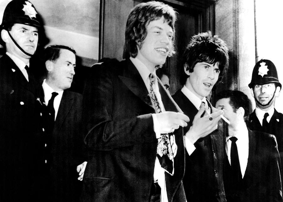Mick Jagger And Keith Richards Leaving Photograph by Everett
