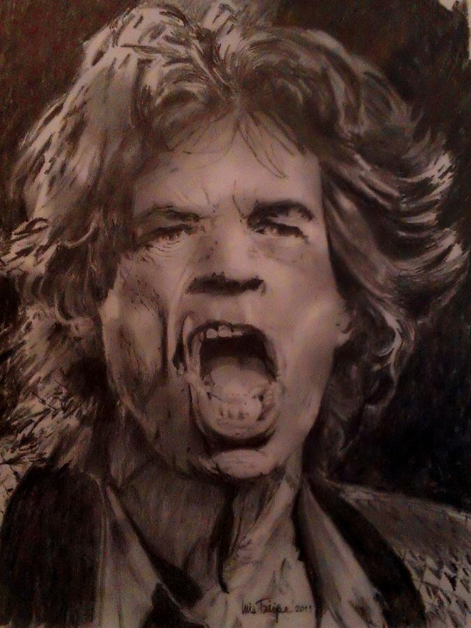 Mick Jagger one Painting by Luis Felipe - Fine Art America