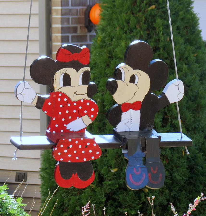 Mickey And Minnie Mouse Photograph by Kay Novy