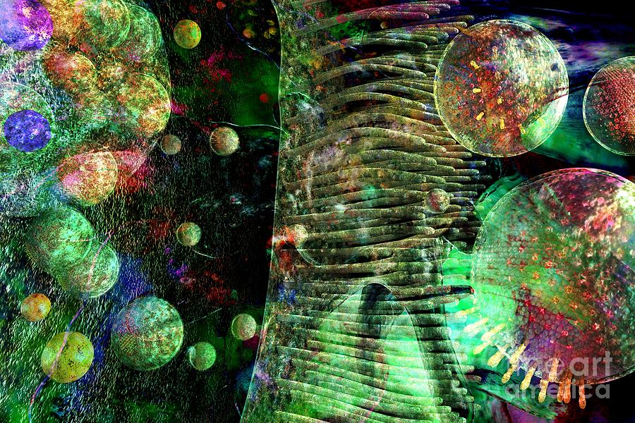 MICROSCOPE Dreaming 5 Digital Art by Russell Kightley