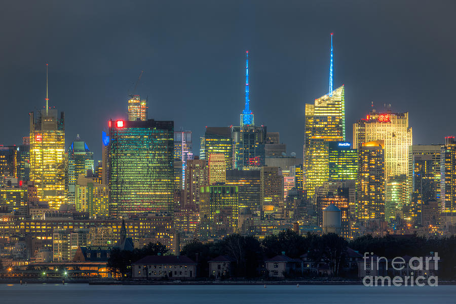 Mid-town Manhattan Twilight I Photograph by Clarence Holmes